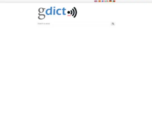 Gdict.org(Gdict) Screenshot