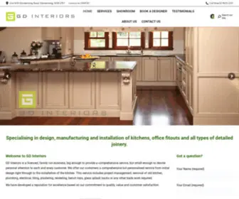 Gdinteriors.com.au(Specialising in design) Screenshot