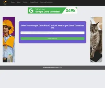 Gdirect.host(Google Drive Direct Link) Screenshot