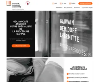 GDL-Avocats.fr(GDL Avocats) Screenshot