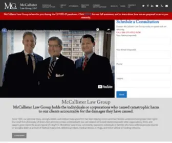 GDmlawfirm.com(McCallister Law Group) Screenshot