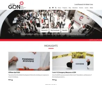 GDN.int(The Global Development Network (GDN)) Screenshot