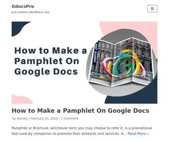 Gdocspro.com(The all improved google docs) Screenshot