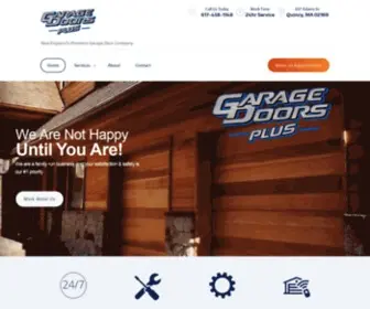 GDplus.com(New England's Premiere Garage Door Company) Screenshot