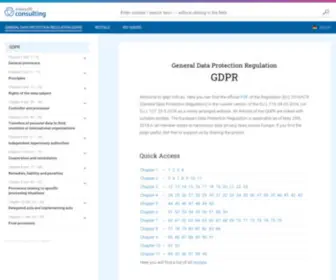 GDPR-Info.eu(General Data Protection Regulation (EU GDPR)) Screenshot