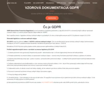 GDPR-Vzor.sk(Gdpr) Screenshot