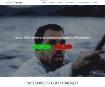 GDPRtracker.co.uk(GDPR Tracker) Screenshot