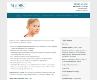 GDRC.ca(The Guenther Dermatology Research Centre) Screenshot