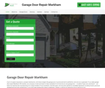 Gdrepairservicemarkhamon.ca(Garage Door Repair Markham ON) Screenshot