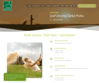 Gdsap.cz(Golfový klub Golf Driving Šárka Praha) Screenshot