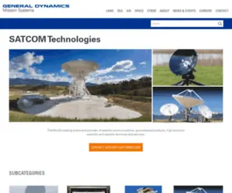 Gdsatcom.com(General Dynamics SATCOM Technologies) Screenshot