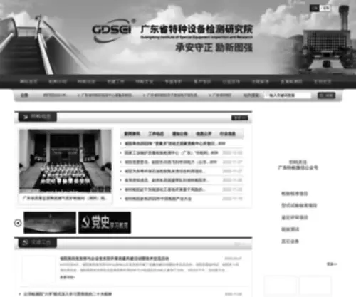 Gdsei.org.cn(广东省特种设备检测研究院) Screenshot