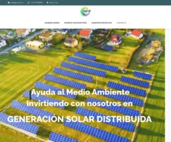 Gdsolar.mx(Granjas Solares en México) Screenshot