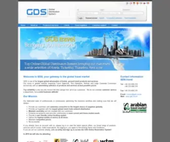 GDS.travel(Top global travel wholesaler offers travel agents a large selections of hotels) Screenshot