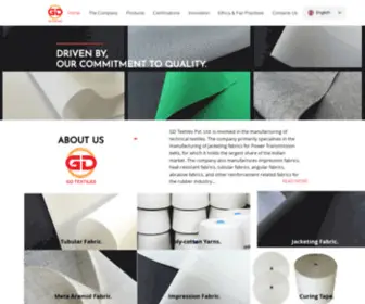 Gdtextiles.in(GD Textiles Pvt. Ltd) Screenshot