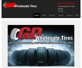 Gdtires.com(Winter Tires Ajax Whitby Oshawa Pickering Durham Winter Tires) Screenshot