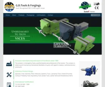 Gdtools.com(G.D.Tools & Forgings) Screenshot