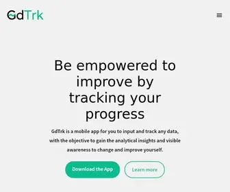 GDTRK.io(Track Your Progress) Screenshot