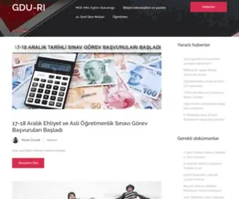 Gdu-RI.com(2020-2021 Eğitim) Screenshot