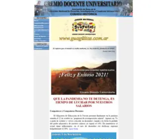 Gdu.org.ar(GREMIO DOCENTE UNIVERSITARIO) Screenshot