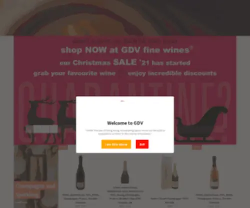 GDvfinewines.com(GDV Fine Wines) Screenshot