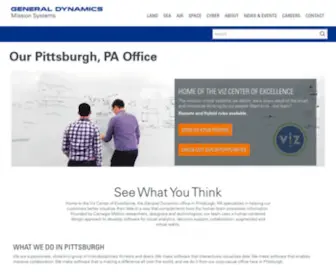 Gdviz.com(General Dynamics Pittsburgh Office) Screenshot