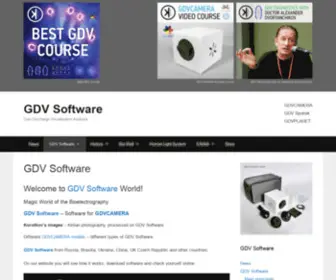 GDvsoftware.com(Gas Discharge Visualisation Analysis) Screenshot