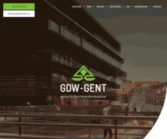 GDW-Gent.be(GDW Gent) Screenshot