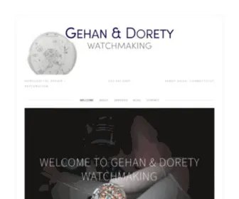 Gdwatchmaking.com(Gehan & Dorety Watchmaking) Screenshot