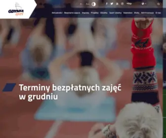 GDyniasport.pl(Gdynia sportowa) Screenshot