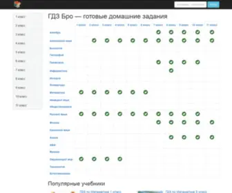 GDZbro.com(ГДЗ) Screenshot