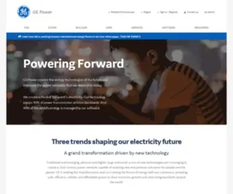 GE-Energy.com(Wind, Hydro, Solar and Hybrid Power) Screenshot