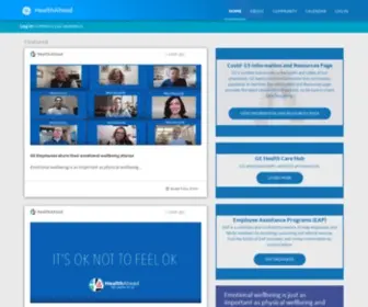 GE-Healthahead.com(GE Healthahead) Screenshot