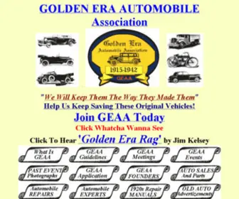 Geaaonline.org(Antique Automobiles) Screenshot