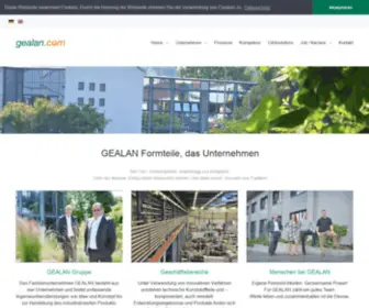 Gealan.com(Schweißtechniken) Screenshot