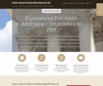 Geanlaw.com(Fort Smith Criminal Defense Lawyers) Screenshot