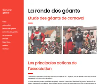 Geants-Carnaval.org(Les) Screenshot