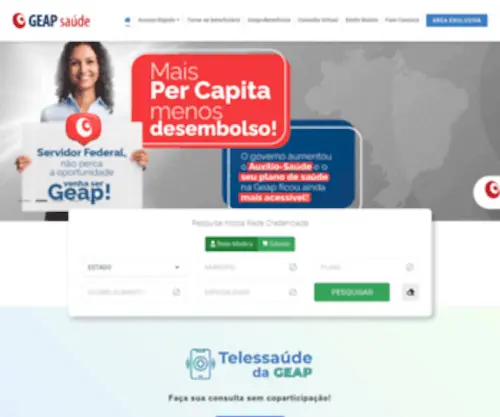 Geap.org.br(Geap Saúde) Screenshot