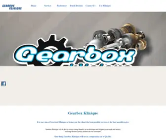 GearboxKlinique.co.za(Gear Box Klinique Home) Screenshot