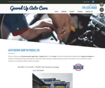 Gearedupautocare.com(Auto Repair Shop) Screenshot