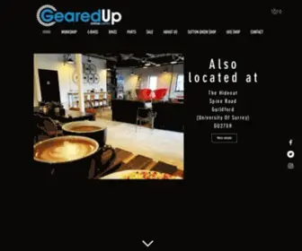 Gearedupcycles.com(Bike Shop) Screenshot