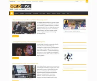 Gearfuse.com(Technology, Science, Culture & More) Screenshot