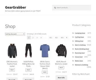 Geargrabber.net(Deals on all outdoor gear) Screenshot