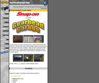 Gearheadgarage.com(Gearhead garage) Screenshot