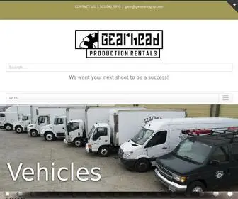 Gearheadgrip.com(Gearhead Production Rentals) Screenshot