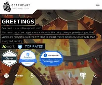 Gearheart.io(Web Development Company) Screenshot