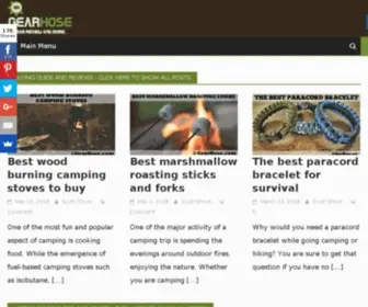 Gearhose.com(Useful camping tips) Screenshot