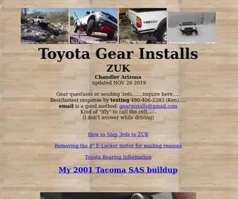 Gearinstalls.com(Toyota Gear Install Eaton) Screenshot