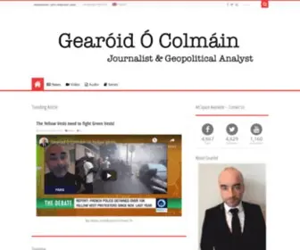 Gearoidocolmain.org(Gearóid) Screenshot