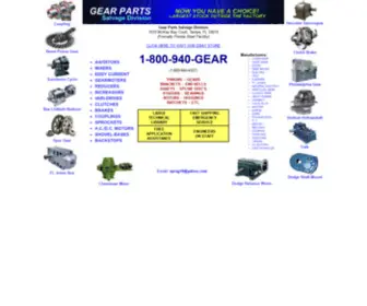 Gearparts.com(Florida Drives & Gear Motors) Screenshot